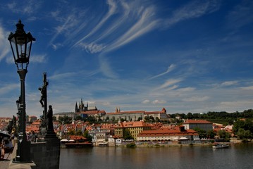Widok na Pragę - obrazy, fototapety, plakaty