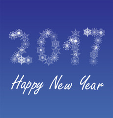 vector 2017 new year