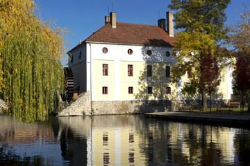 Fototapeta na wymiar Old mill house in Tapolca , Hungary