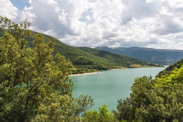 Un ramo del lago di Fiastra