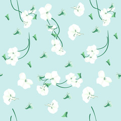 Orchid seamless pattern background no.1.3
