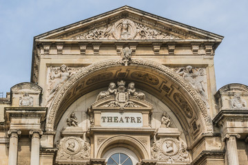 View of Opera d'Avignon (1847) - opera house in Avignon, France.