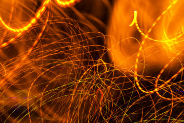 Traffic light paint with long exposure