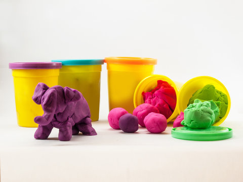 colorful play dough
