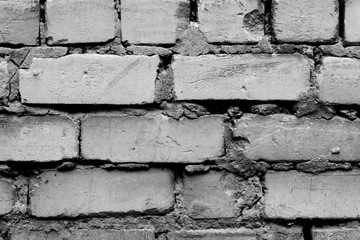 Brick texture with scratches and cracks