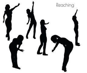 woman in Reaching pose