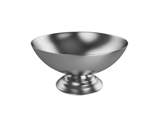 bowl Isolated on White Background, 3D rendering