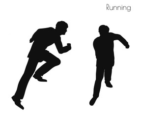 Fototapeta na wymiar man in Running pose