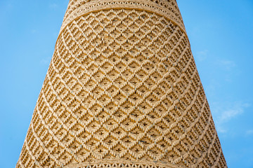 Emin minaret, the highest minaret in China. Turpan, Xinjiang