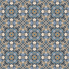 Blue and brown pattern