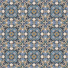 Blue and brown pattern