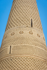 Emin minaret, the highest minaret in China. Turpan, Xinjiang