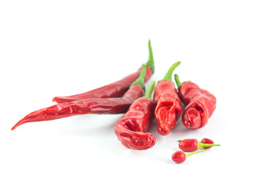 Diversi tipi di peperoncino rosso
