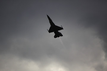 fighter jet silhouette 