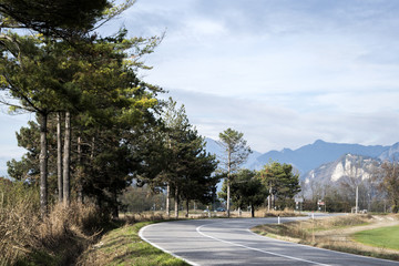 Montagne e asfalto
