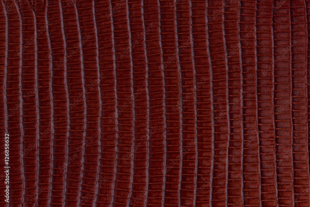 Wall mural Natural brown crocodile leather.