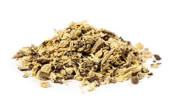 Licorice Or Liquorice Root Also Used For Tea Isolated