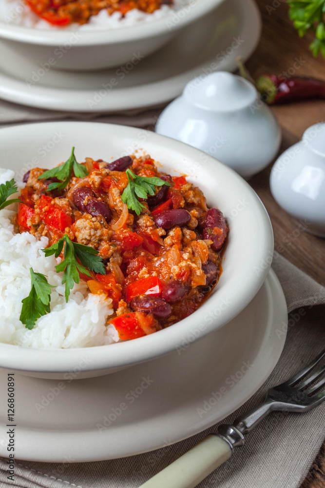 Canvas Prints chilli con carne.