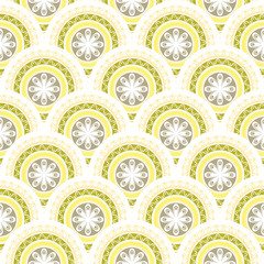 Seamless abstract geometric pattern. Seamless background. Vector Illustration