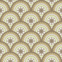 Seamless abstract geometric pattern. Seamless background. Vector Illustration