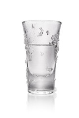 Glass of vodka isolated - obrazy, fototapety, plakaty