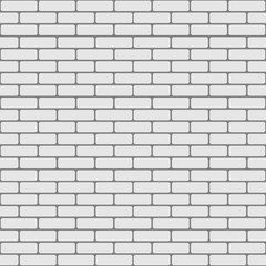 white brick wall. vector illustration