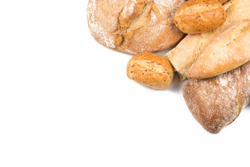 Composition with bread