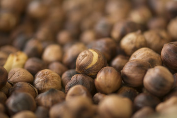 roasted hazelnuts
