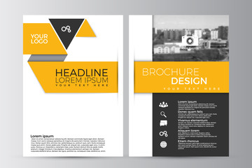 Abstract flyer design background. Brochure template.
