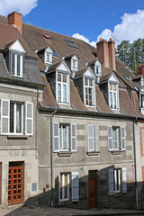 Fototapeta na wymiar street in Aubusson, France