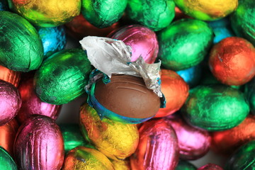 Chocolate easter eggs