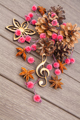 Christmas natural decoration