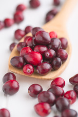The tasty american cranberries.