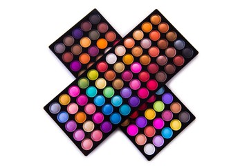 Artist palette isolated on white