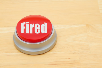 A Fired red push button