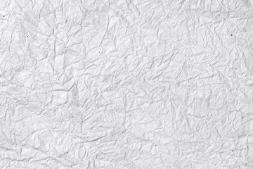 Crumpled white paper background