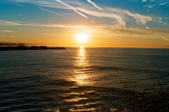Sunrise over Santa Cruz