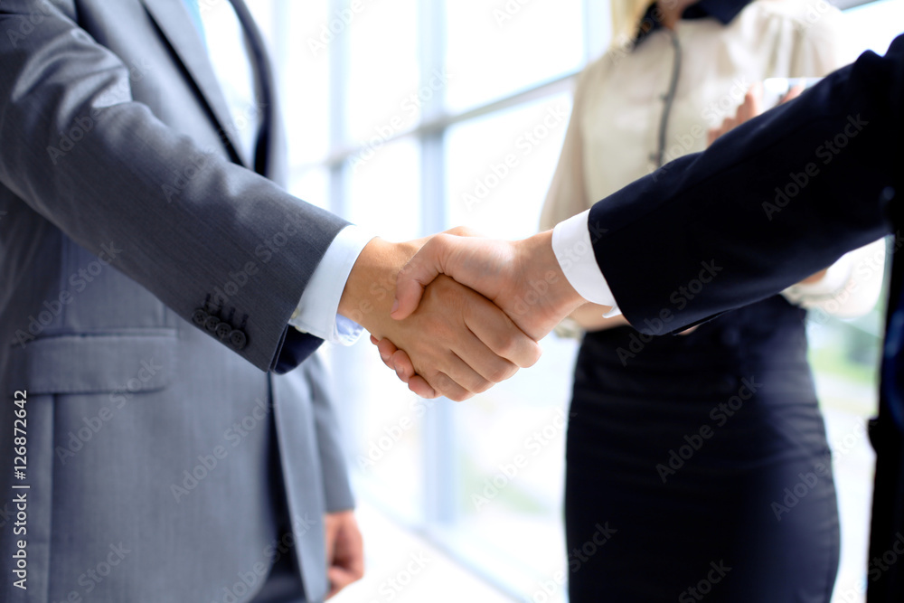 Wall mural Business handshake