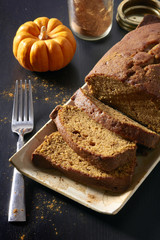 Sliced Pumpkin Bread