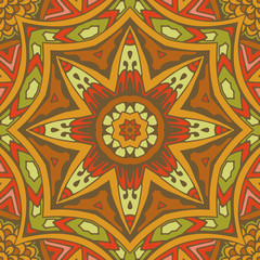 abstract ethnic indian seamless pattern tribal
