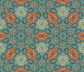 geometric mosaic seamless pattern