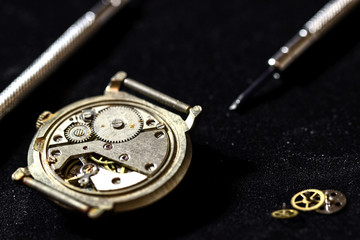 Mechanical watch repair