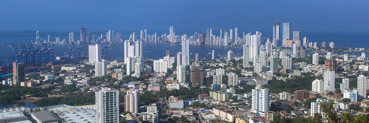 Plakat View of Cartagena de Indias, Colombia