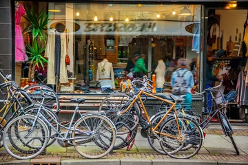 Zelfklevend Fotobehang Street of Amsterdam © adisa