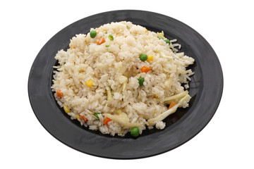 Chinese food. Rice with vegetables