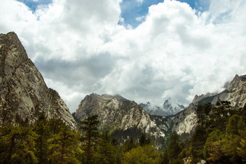 Stormy Sierra Mountains