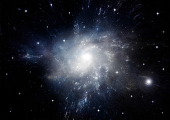 galaxy in a free space