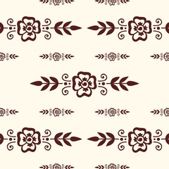 Mehendi pattern illustration