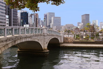 Obraz premium Modern Osaka city