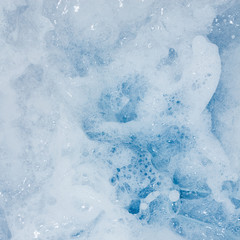 Bubble caused by washing as background